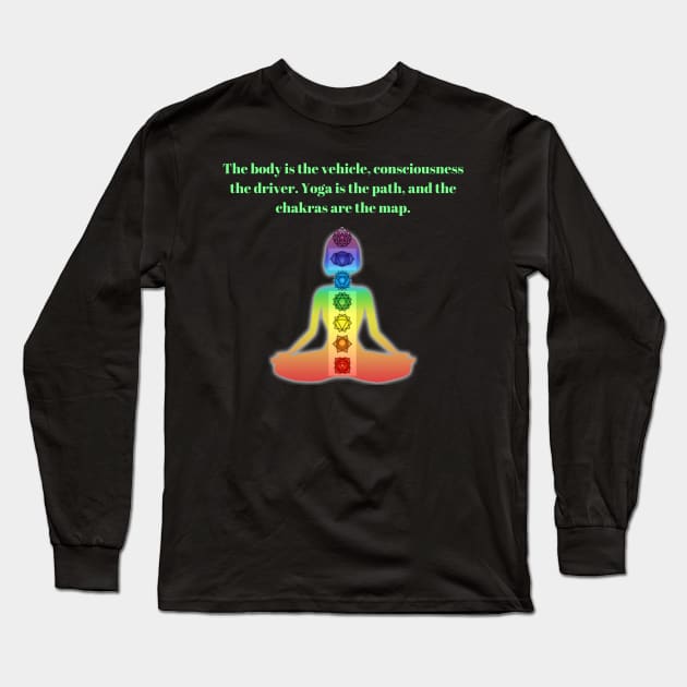 Yoga is the Path Long Sleeve T-Shirt by dmangelo